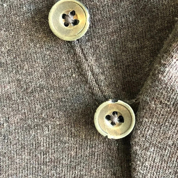 Polo by Ralph Lauren Vintage Brown Fleece Lined Estate Shawl Collar Sweater - Picture 5 of 9